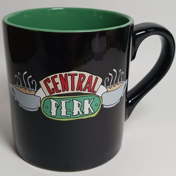 Friends Mugs – Friends Central Perk Ceramic 14oz Black Ceramic Mug - Picture 2 of 6